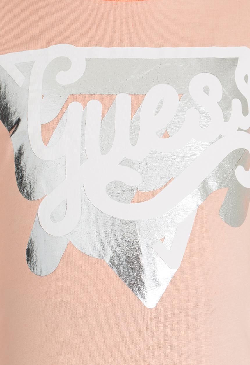 GUESS - Girls Shadow Peach Tee
