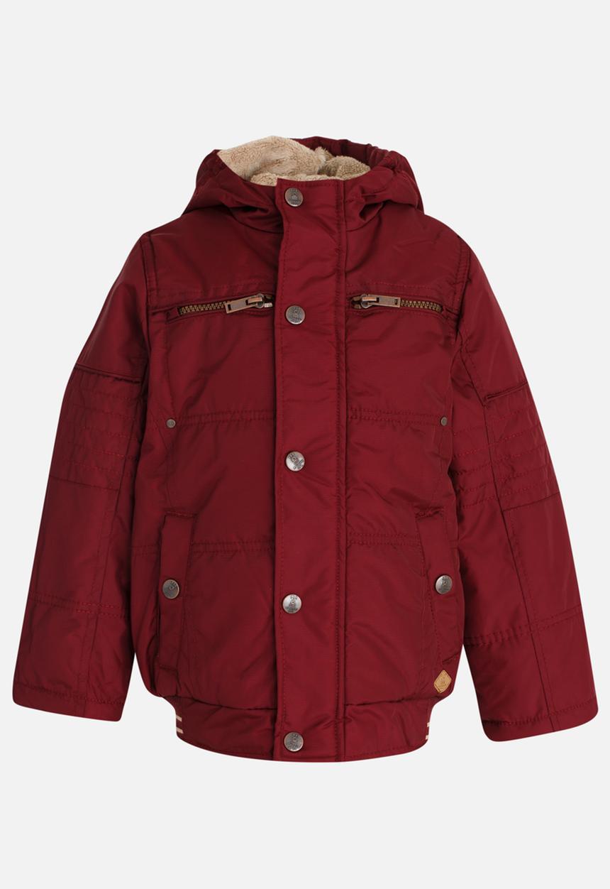 Pop Candy - Boys Bomber Jacket With Hoody Maroon