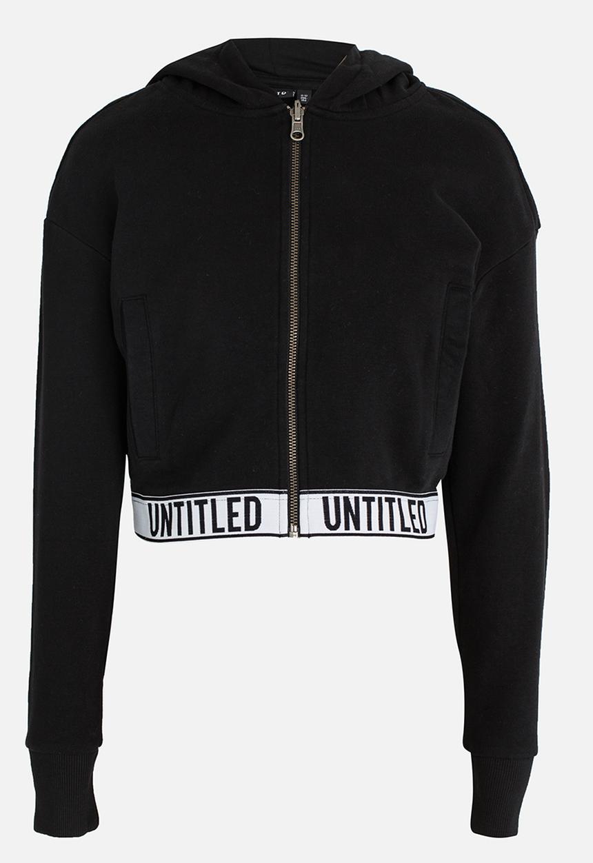 Name It - Short Sweat Hoody Black