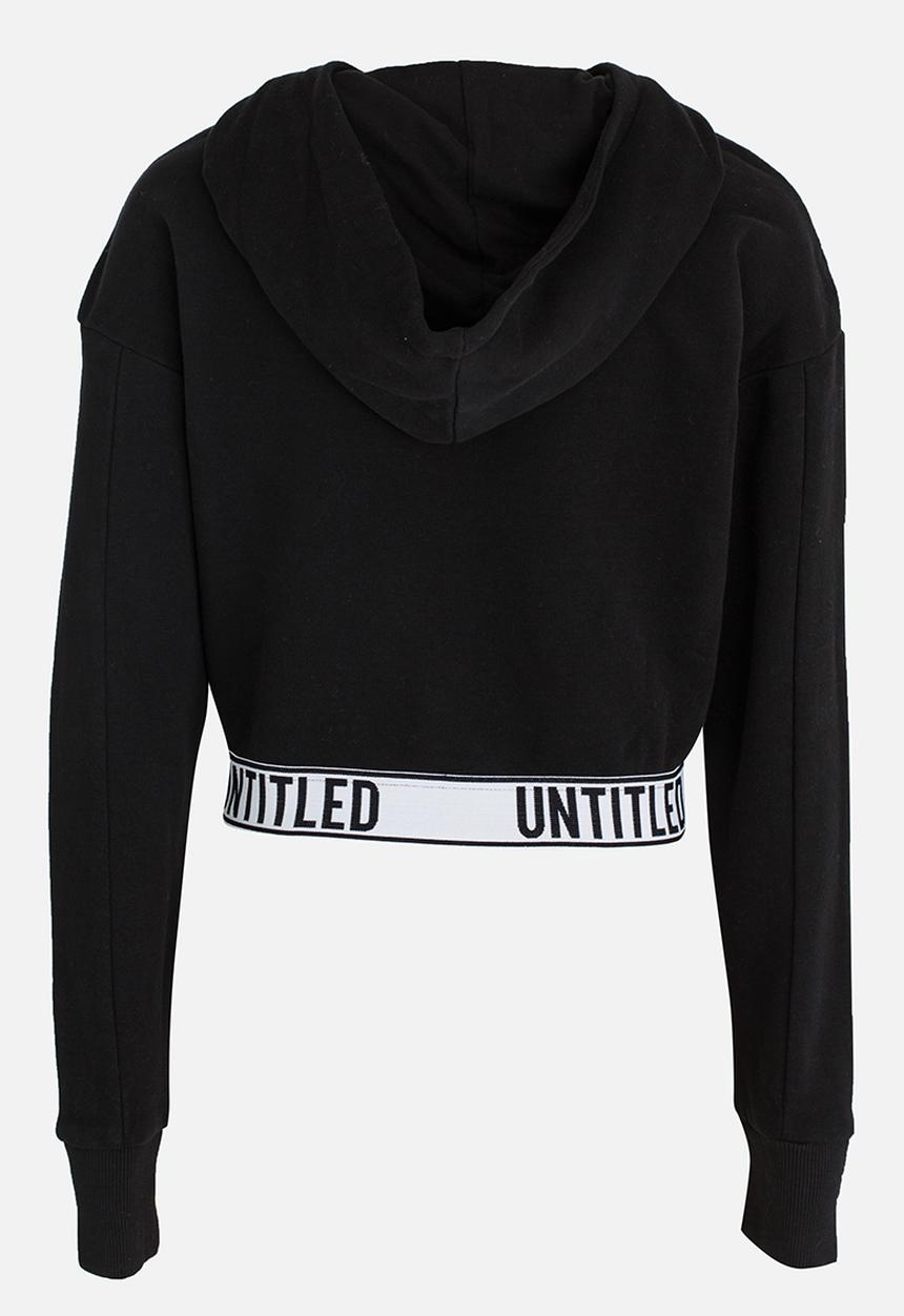 Name It - Short Sweat Hoody Black