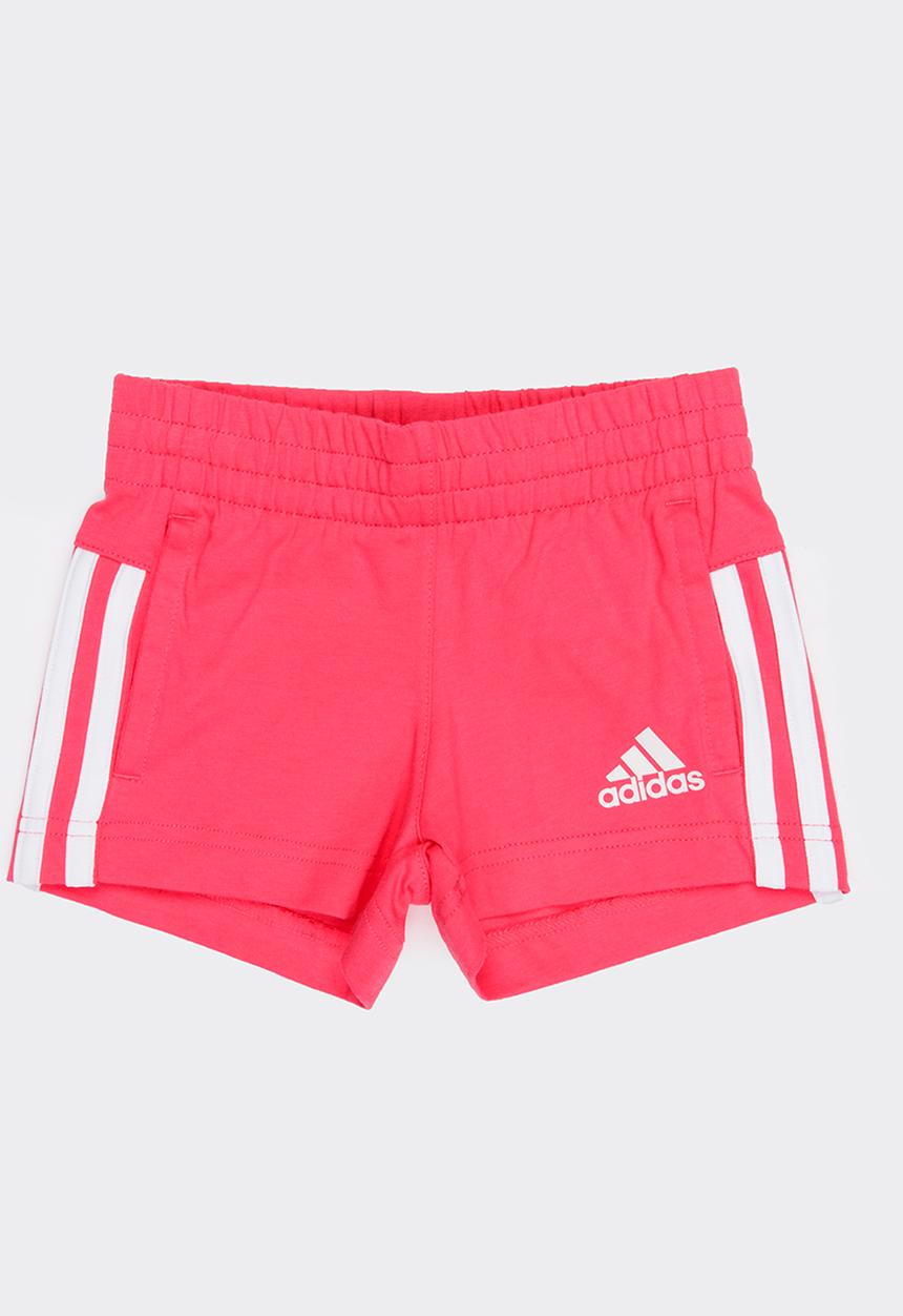 adidas Performance - Little Girls Knitted Short Dark Pink
