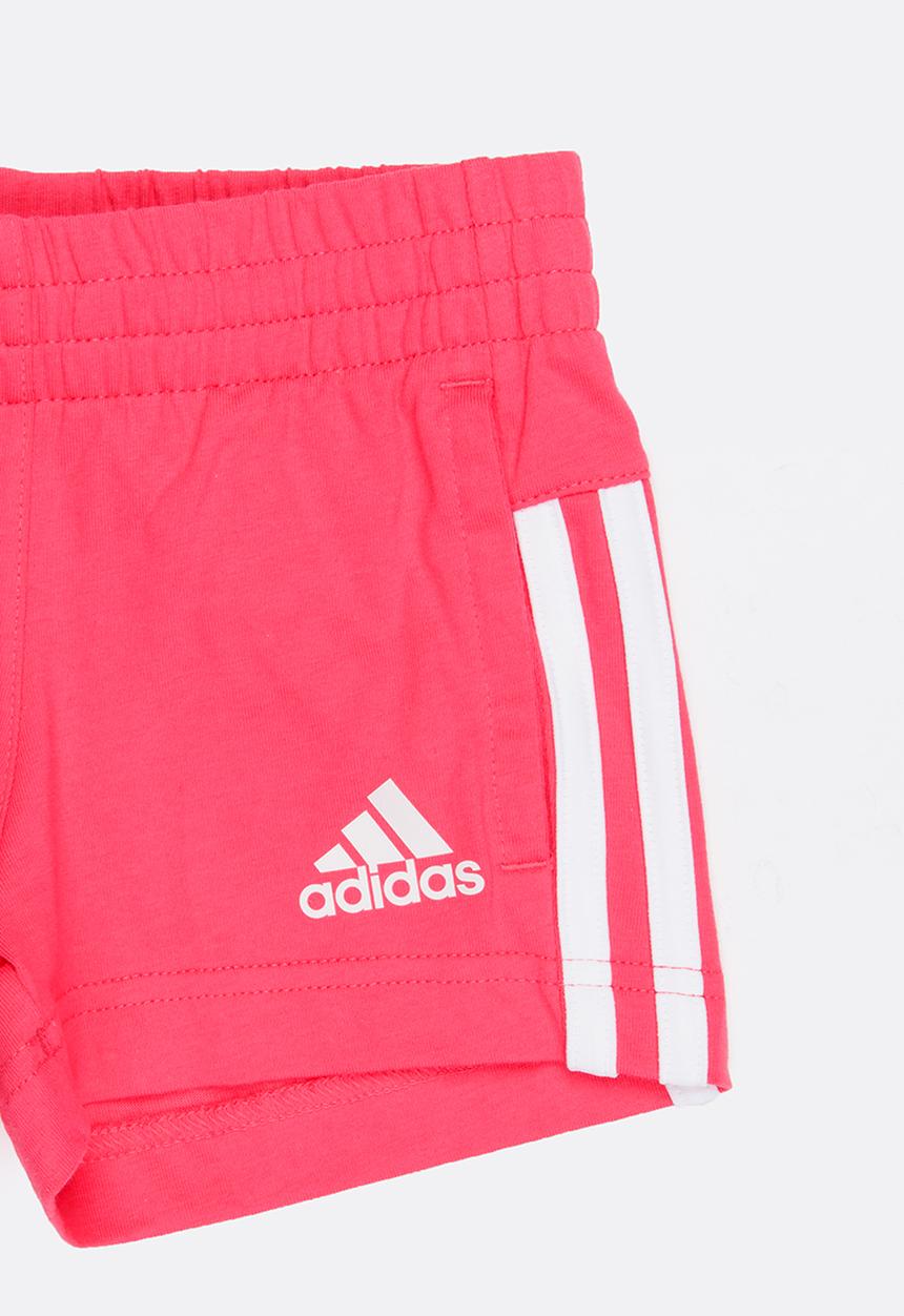 adidas Performance - Little Girls Knitted Short Dark Pink