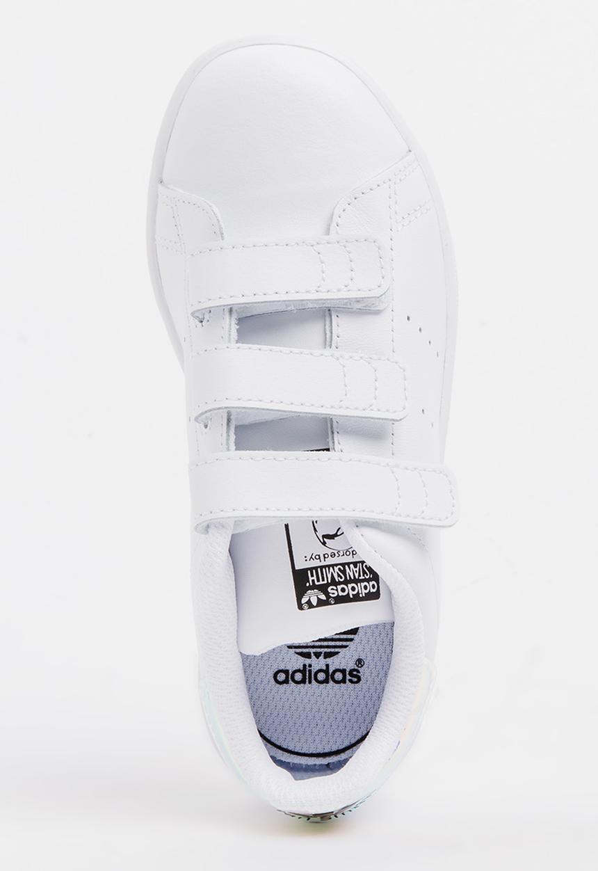 adidas Originals - Kids Stan smith cf c - silver and white