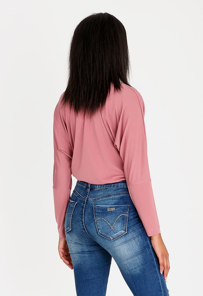 STYLE REPUBLIC - Wrap Detail Bodysuit Rose