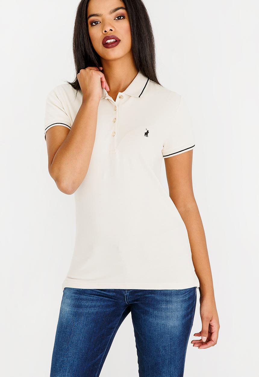 POLO - Charlie Stretch Golfer Stone