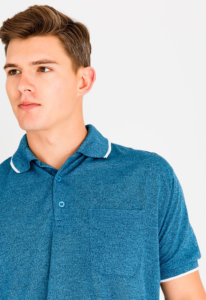 STYLE REPUBLIC - Golfer with Piping Detail Turquoise