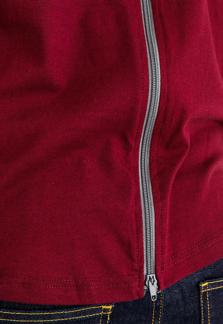 UrbanArt - Chase Crew Neck Top Burgundy