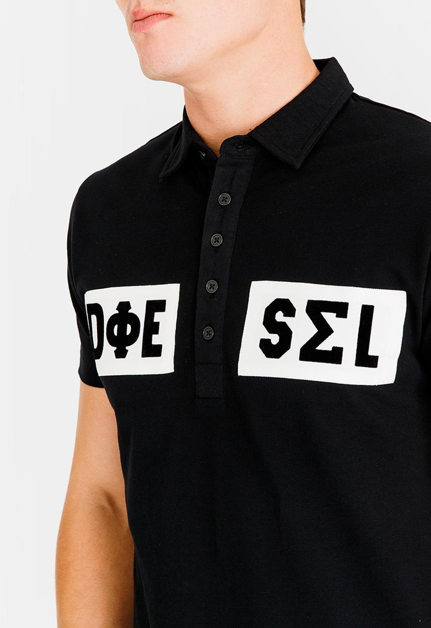 Diesel  - T-Diego-Polo - QC Golfer Black