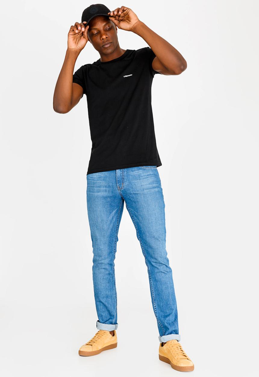 UrbanArt - Blaze Crew Neck T-shirt Black