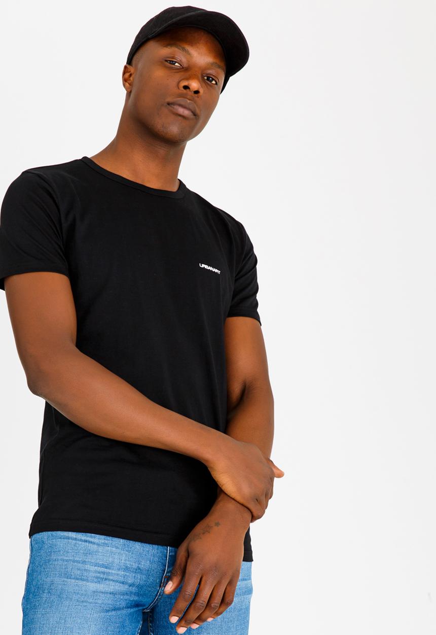 UrbanArt - Blaze Crew Neck T-shirt Black