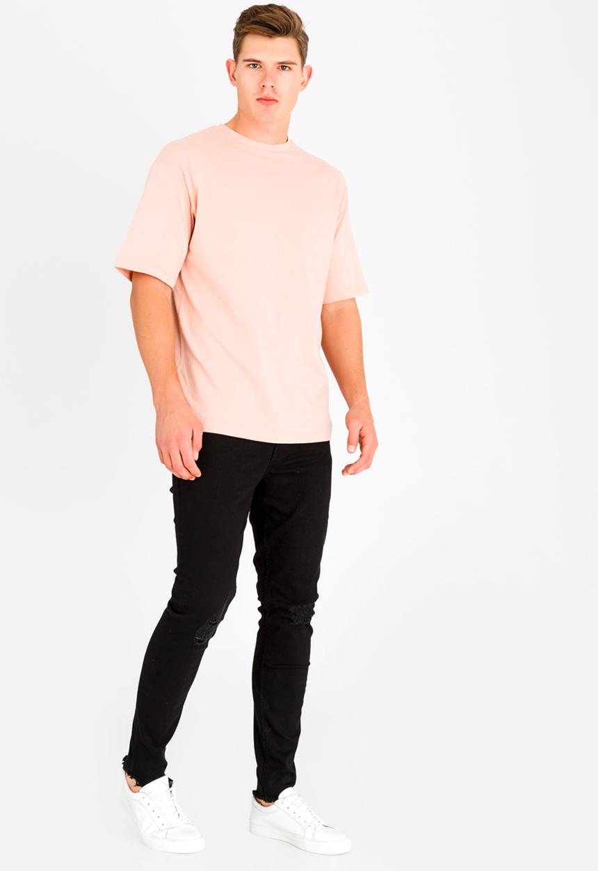 Only & Sons - Boxy Crew Neck Tee Pale Pink