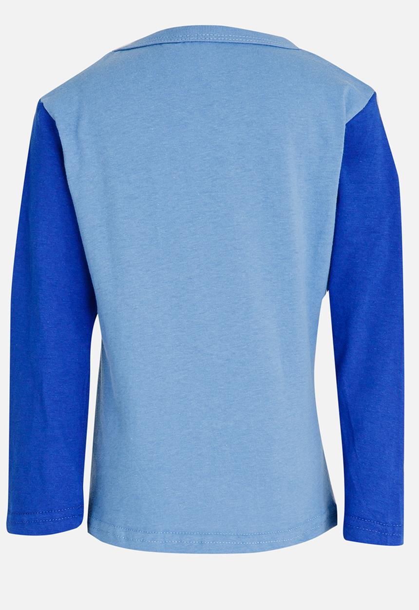Pop Candy - Blaze The Monster Machine   Long Sleeve Tee Mid Blue