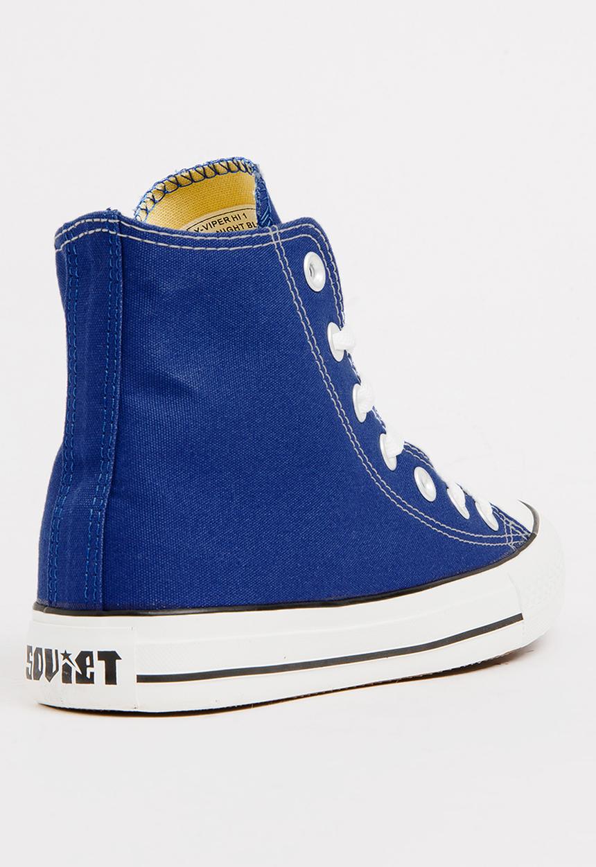 SOVIET - Viper Hi Cut Sneaker Dark Blue