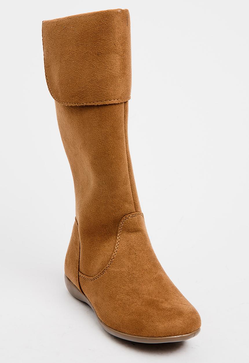 Franco Rossi - Long Boot with Flap Detail Brown