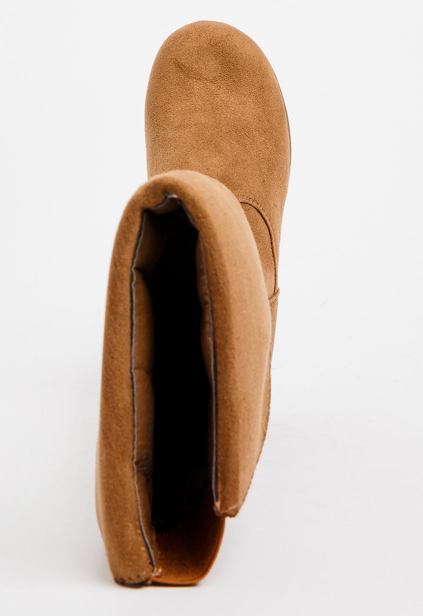 Franco Rossi - Long Boot with Flap Detail Brown