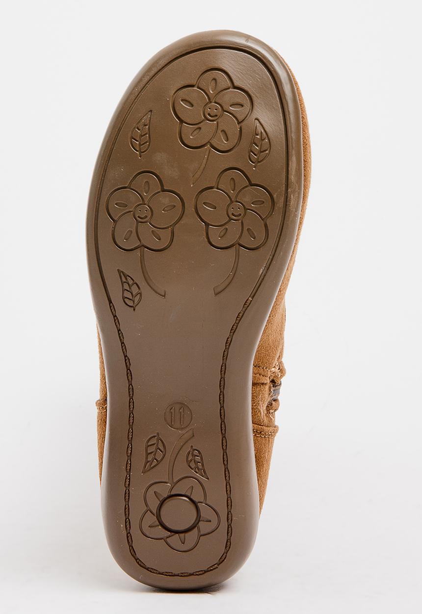 Franco Rossi - Long Boot with Flap Detail Brown