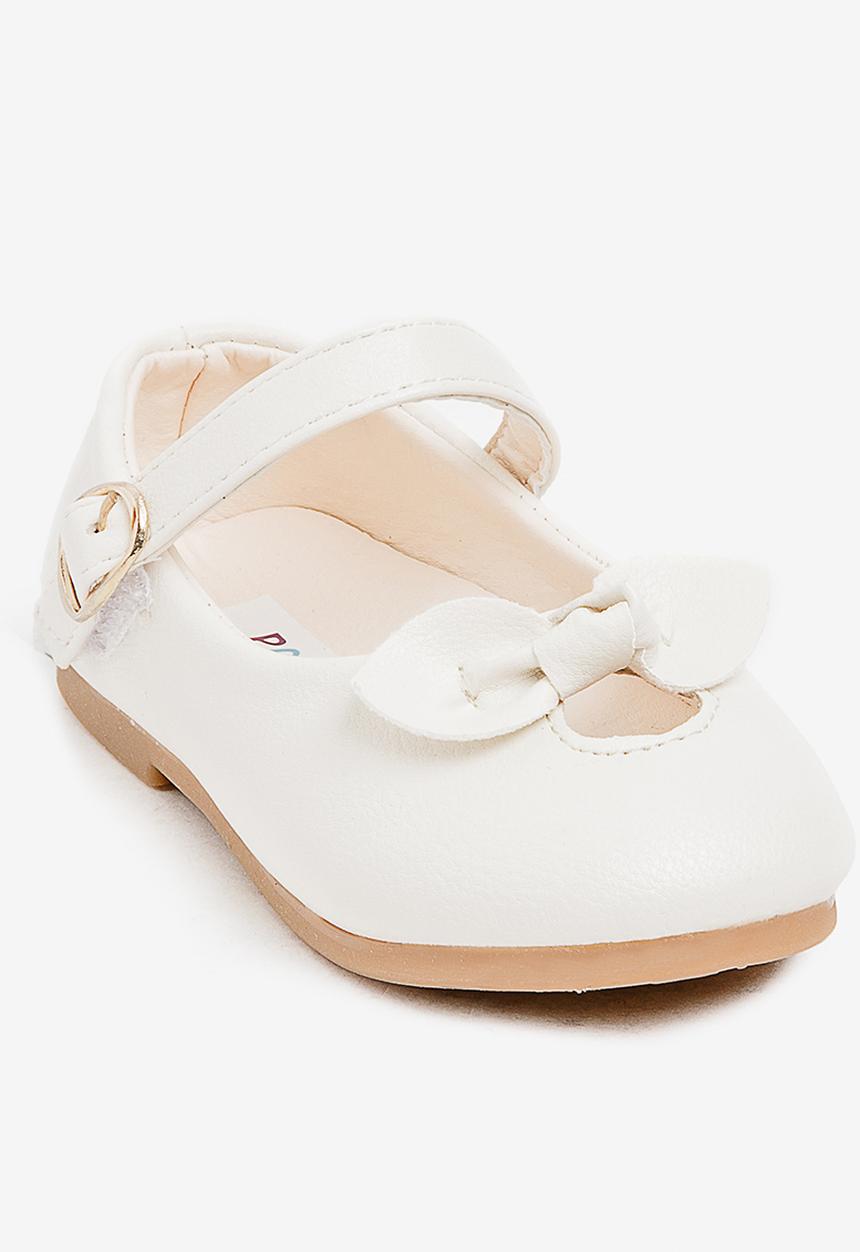 Pop Candy - Pump With Bow Detail Cream