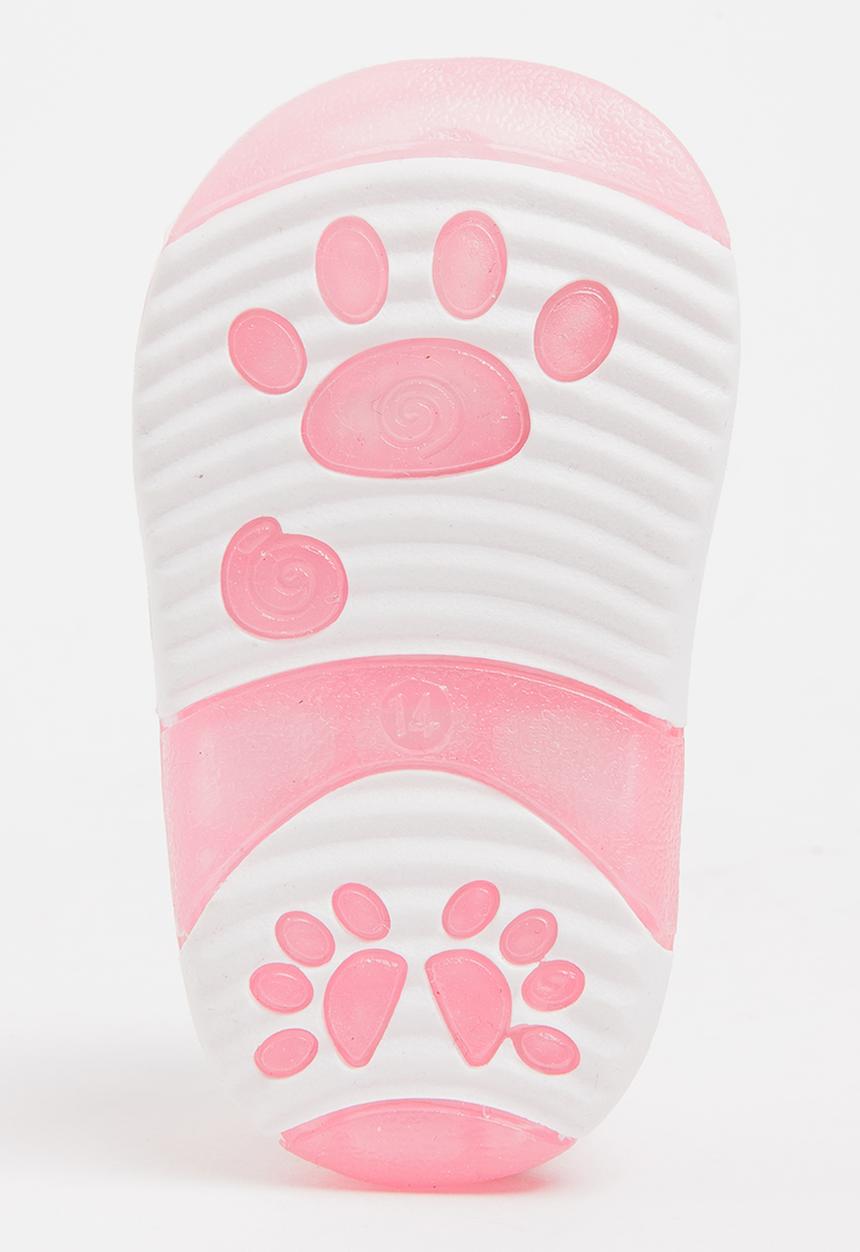Pop Candy - Flower Printed Pump Mid Pink