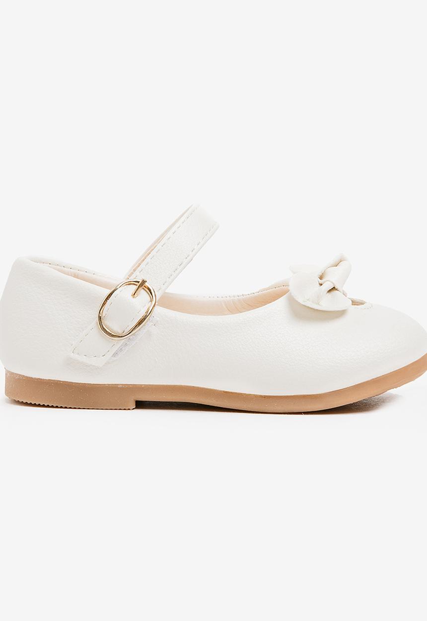 Pop Candy - Pump With Bow Detail Cream
