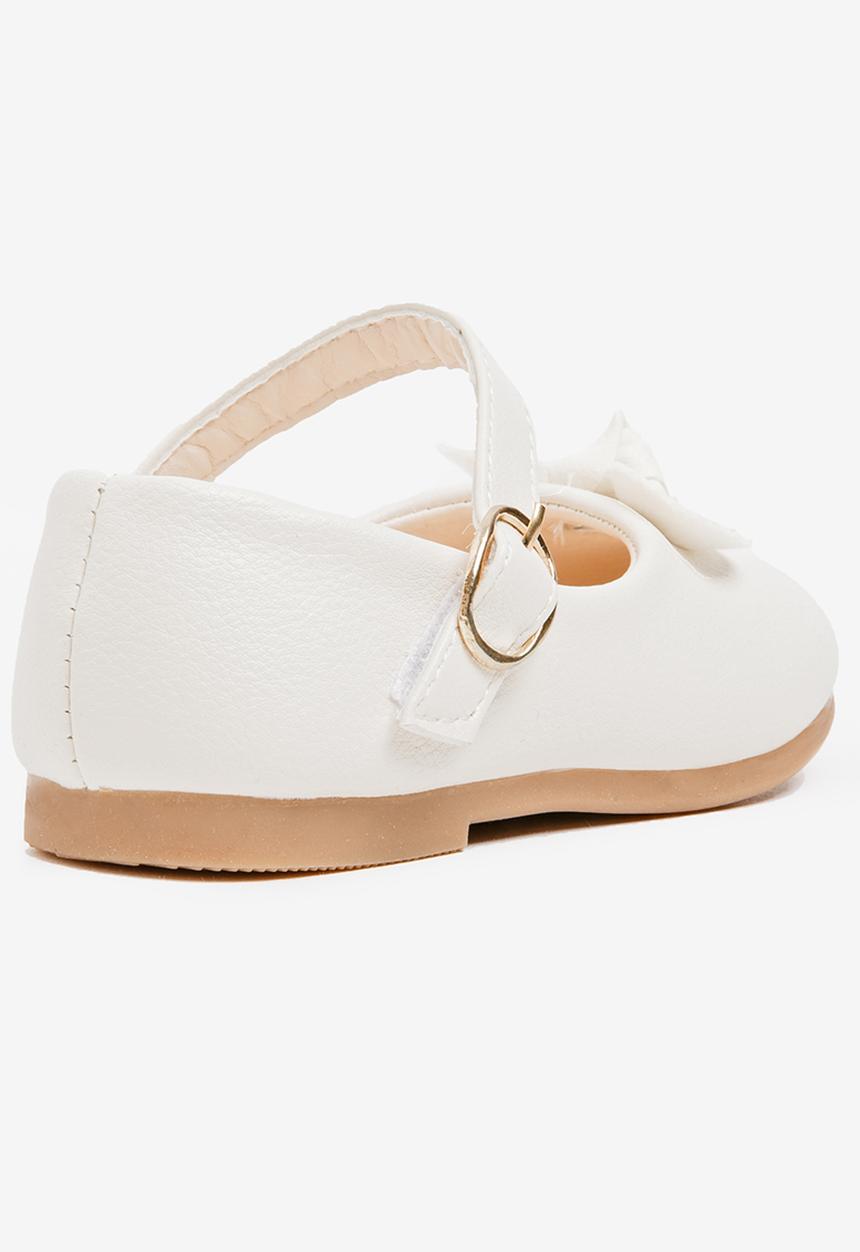 Pop Candy - Pump With Bow Detail Cream