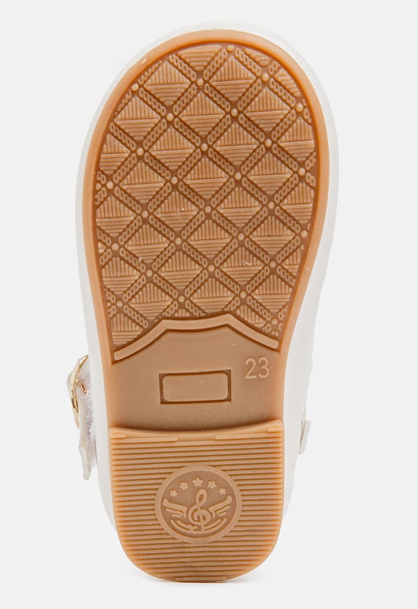 Pop Candy - Pump With Bow Detail Cream