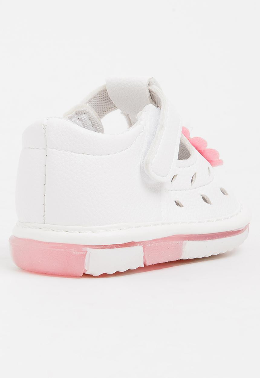 Pop Candy - Flower Printed Pump Pale Pink