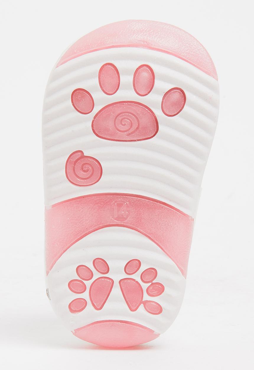 Pop Candy - Flower Printed Pump Pale Pink