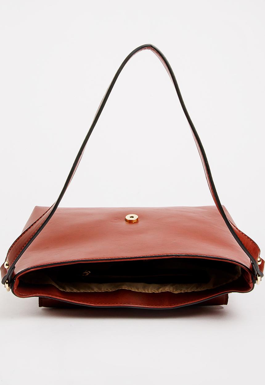 Pierre Cardin - Lena Hobo Bag Maroon