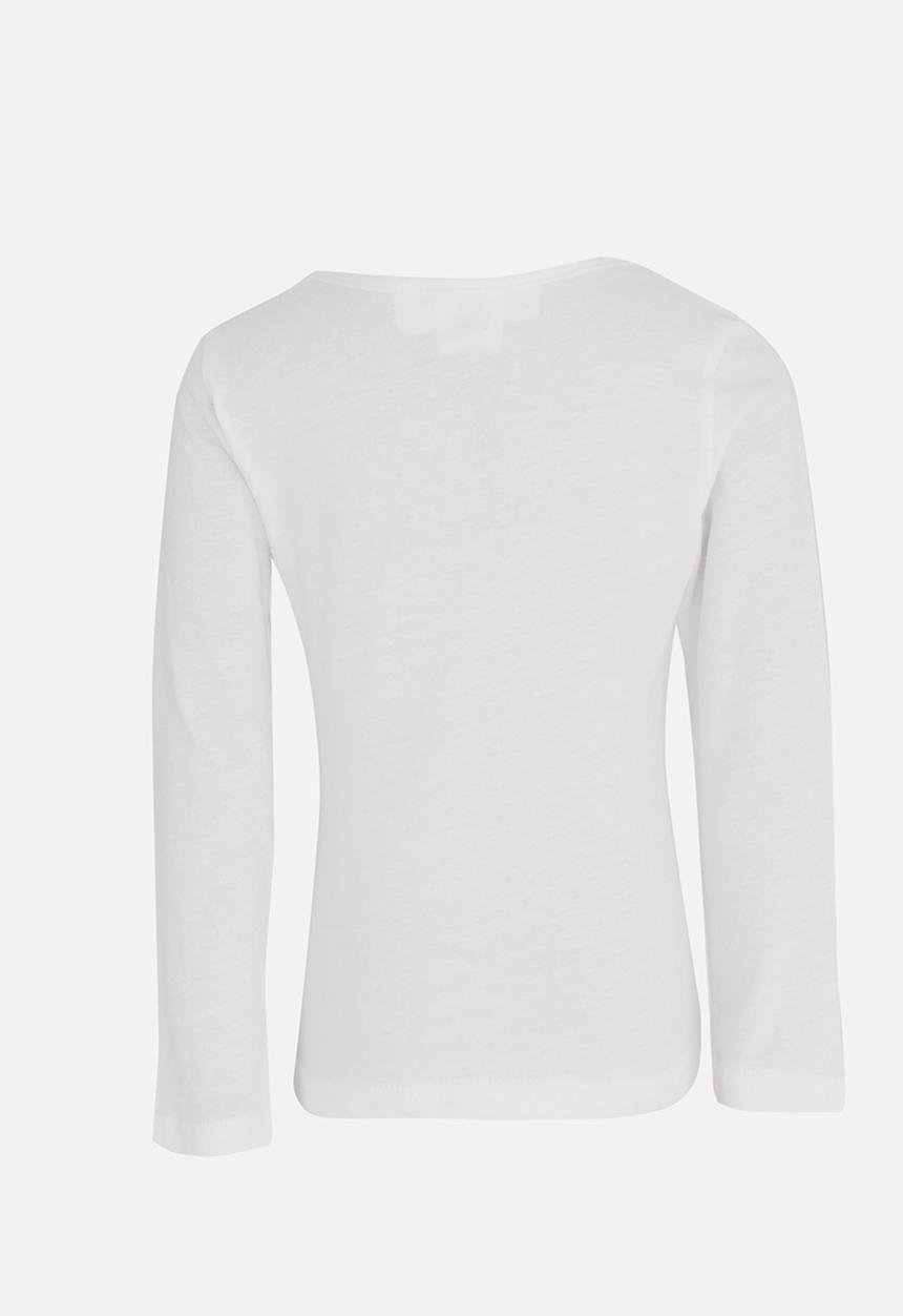 Pop Candy - Minnie Mouse Long Sleeve  Tee White