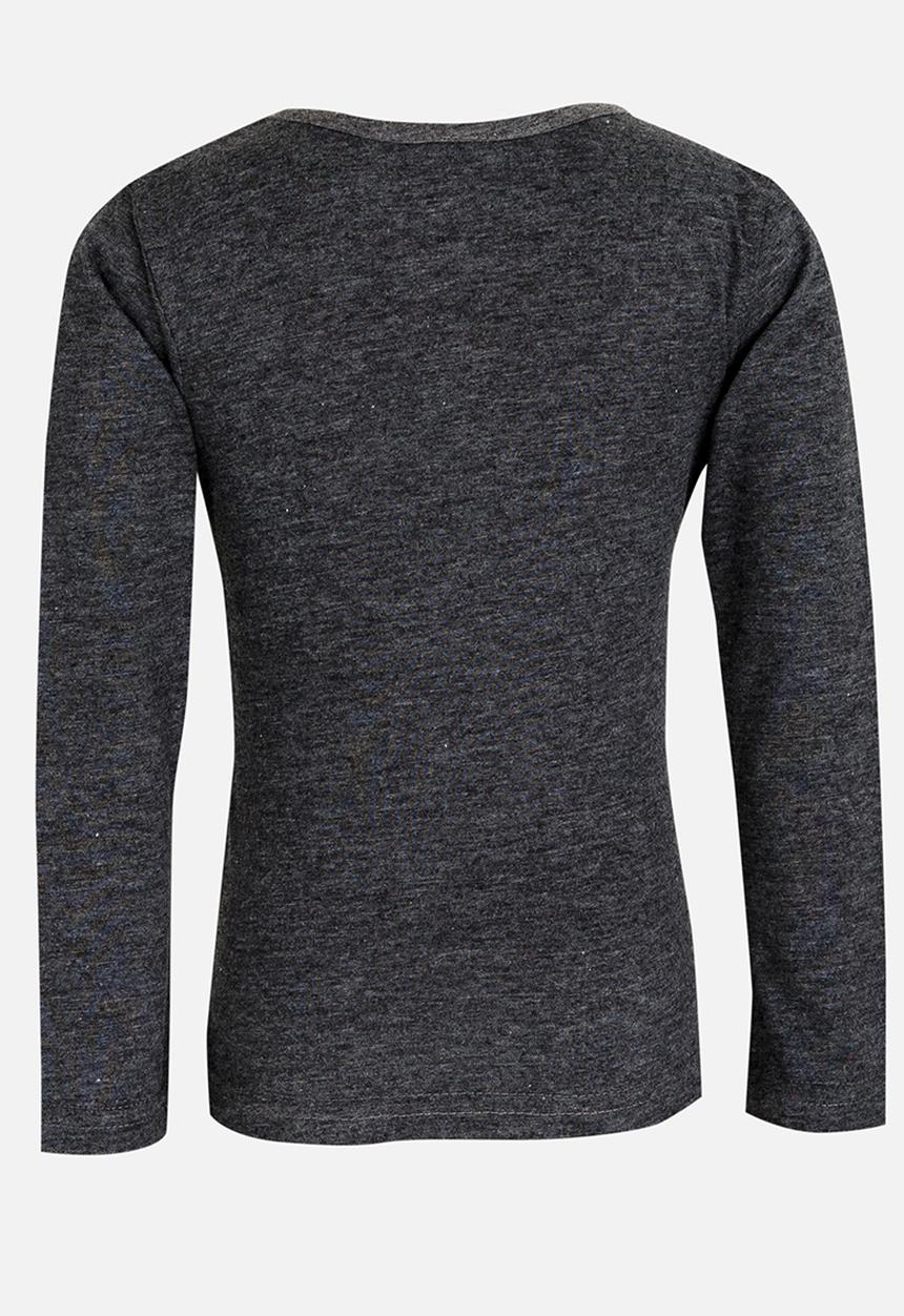 Pop Candy - Minnie Mouse Long Sleeve  Tee Grey
