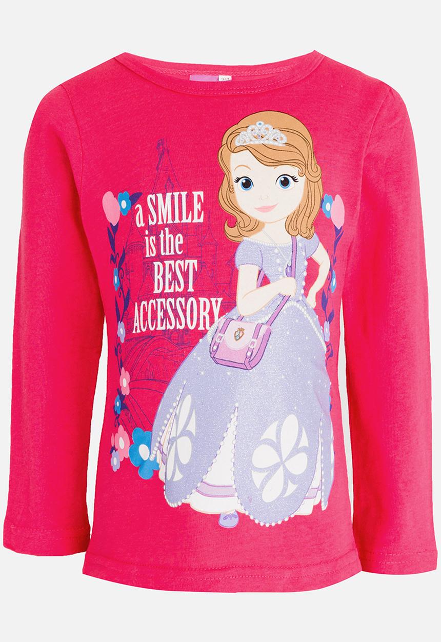 Pop Candy - Princess Sofia   Long Sleeve  Tee Mid Pink