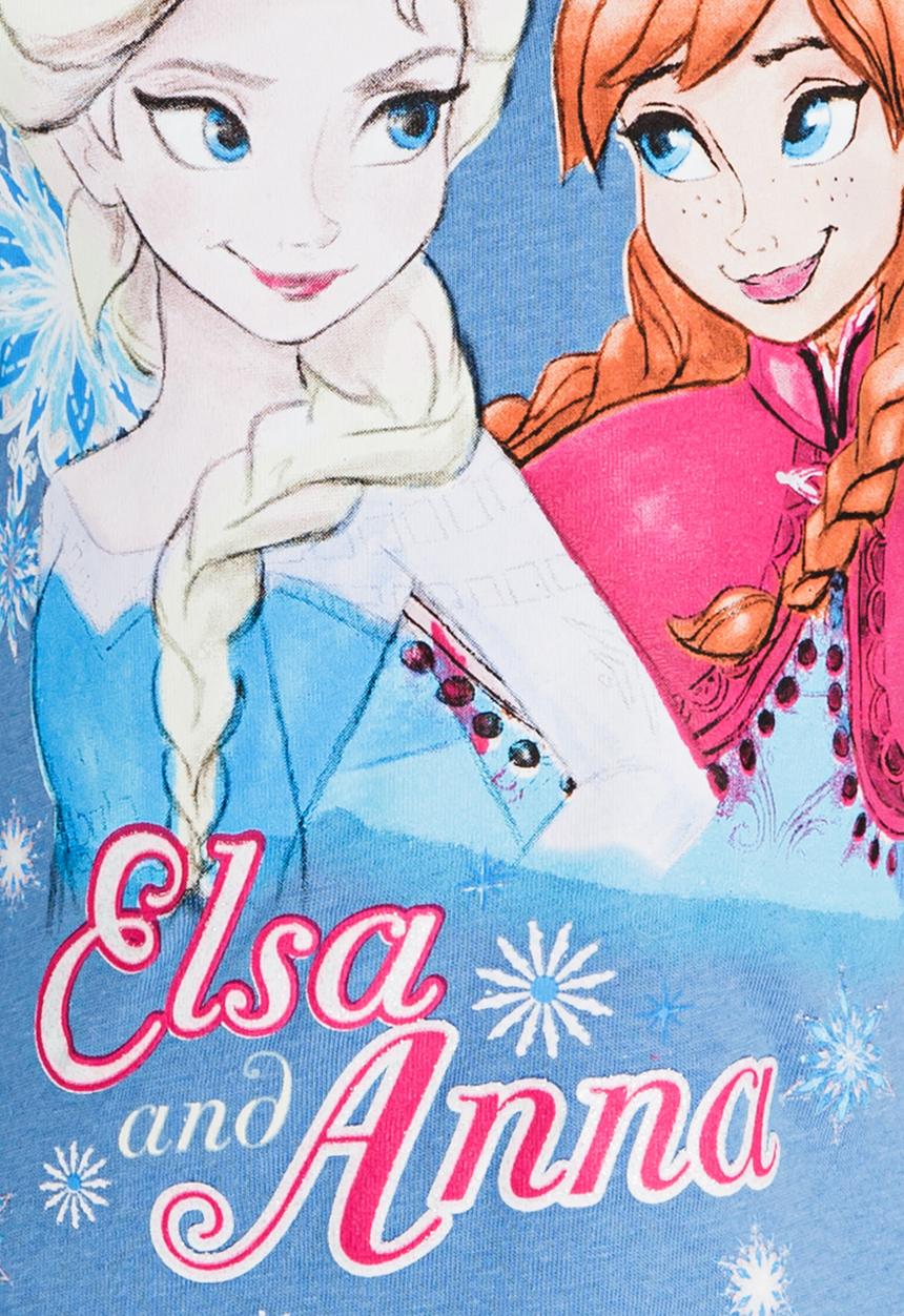 Pop Candy - Frozen  Long Sleeve  Tee Pale Blue