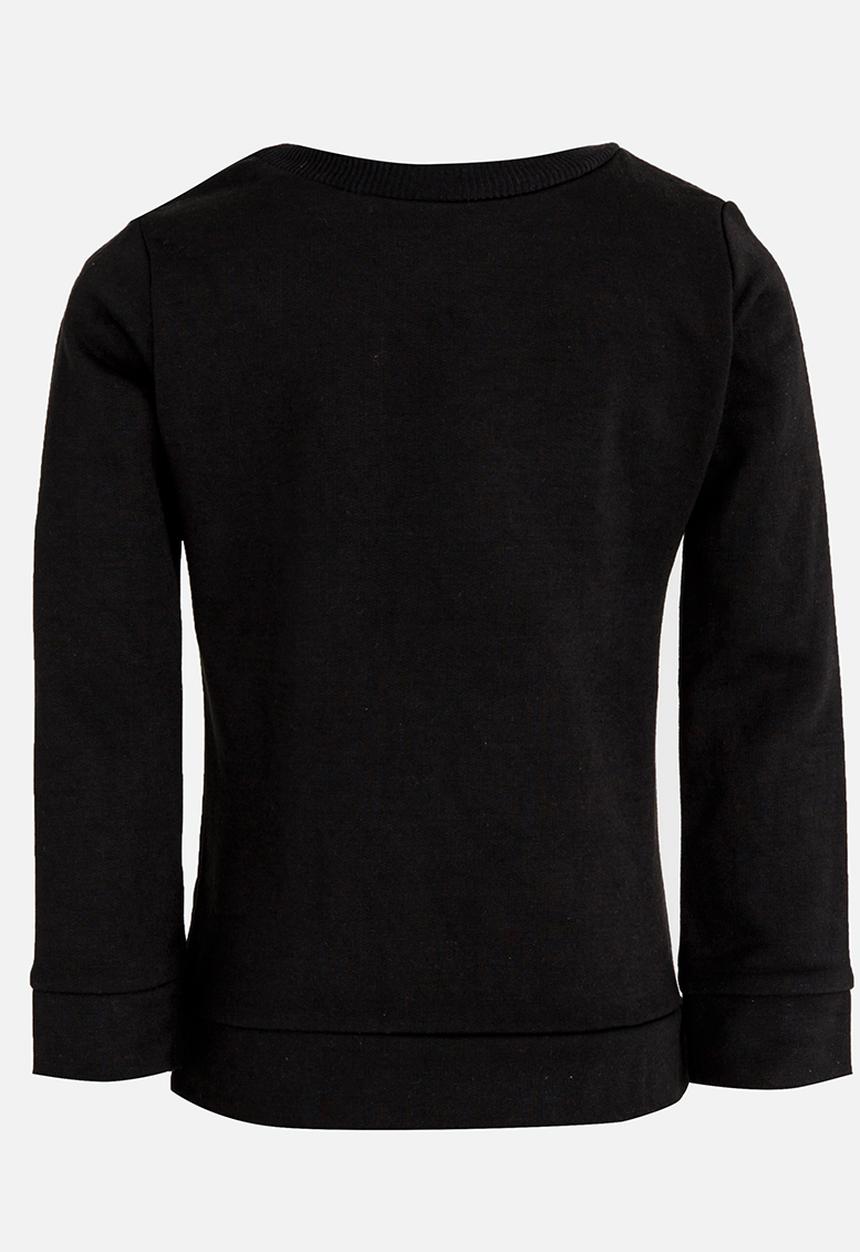 Pop Candy - Printed Sweat Top Black