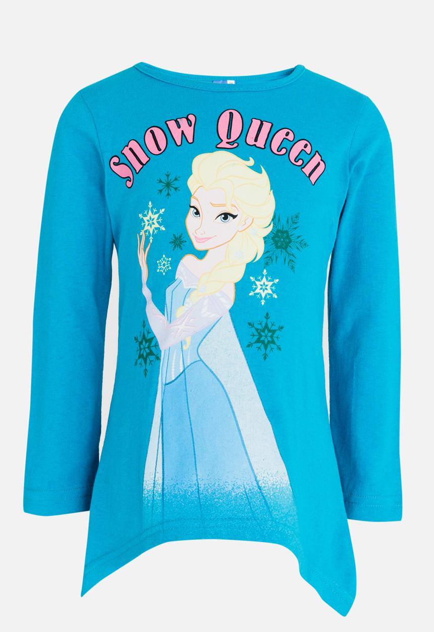 Pop Candy - Frozen Long Sleeve  Tee Turquoise