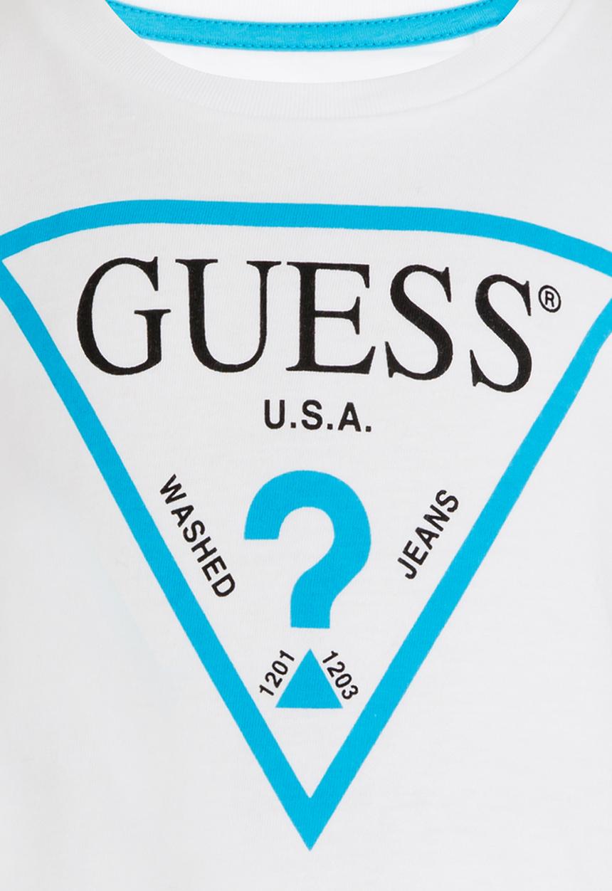 GUESS - Boys Classic Tri White Tee