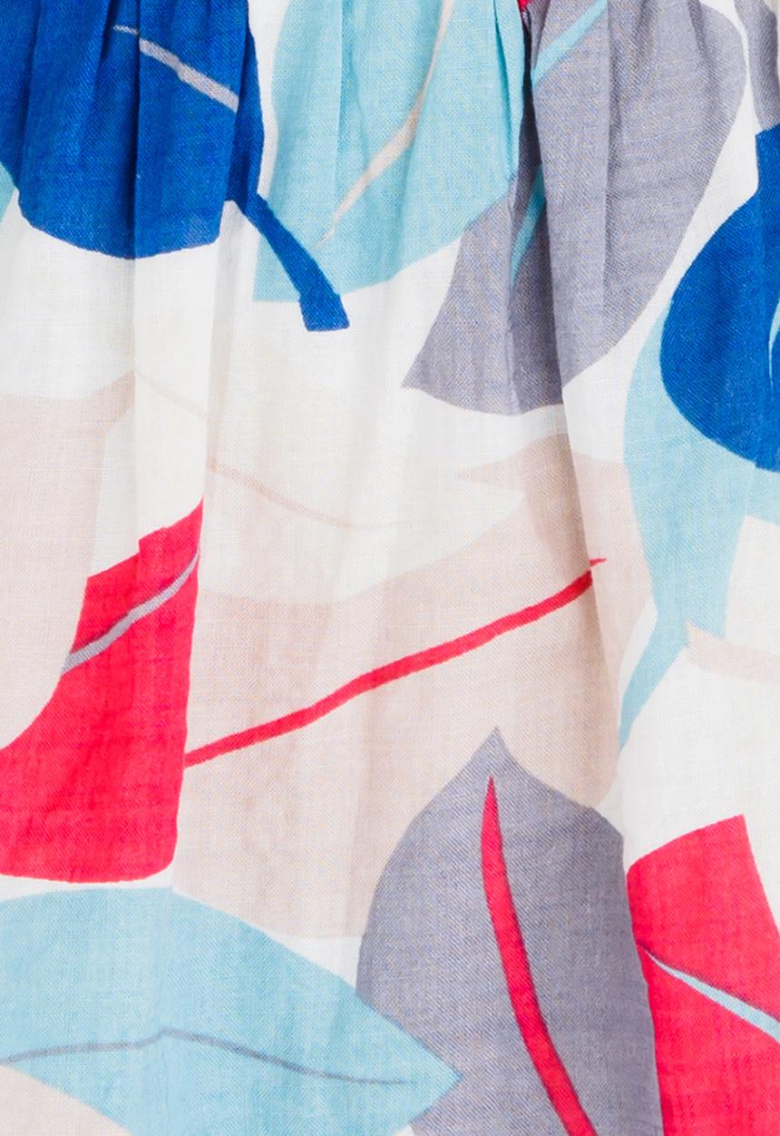 Pop Candy - Printed Frilled Dress Multi-colour