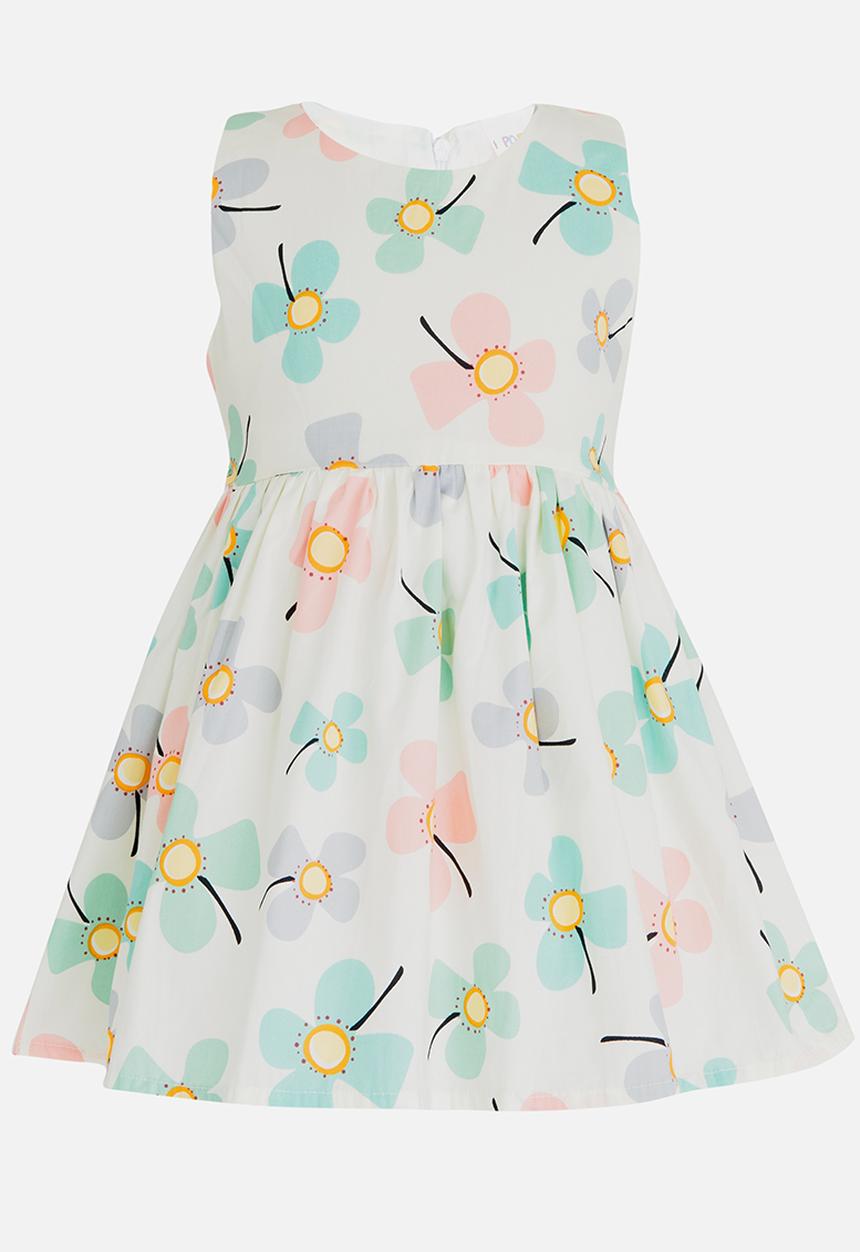 Pop Candy - Daisy Flower Print Dress Multi-colour