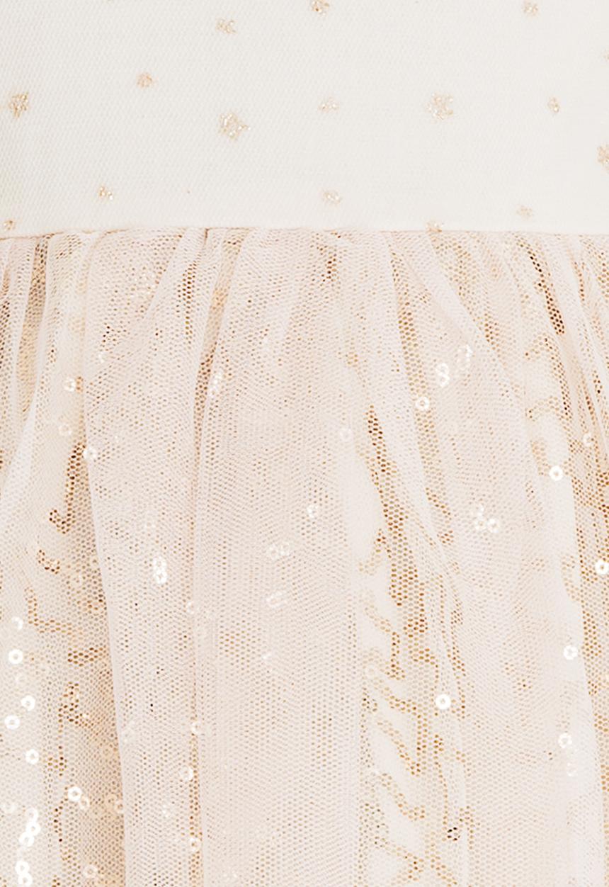 Pop Candy - Tutu Dress with Flutter Sleeve Mid Pink