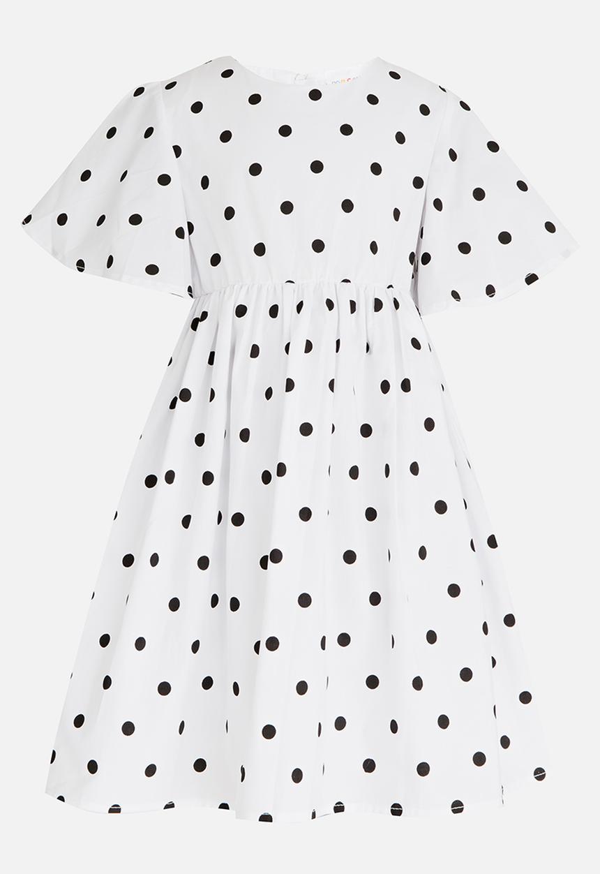Pop Candy - Printed Sleeveless Dress White