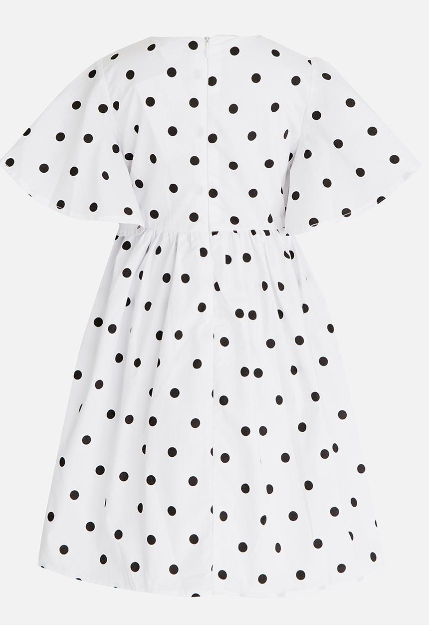 Pop Candy - Printed Sleeveless Dress White