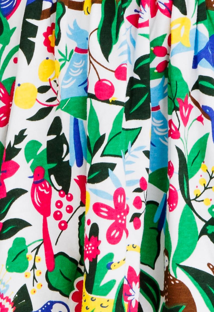 Pop Candy - Printed Short Sleeve Dress Multi-colour