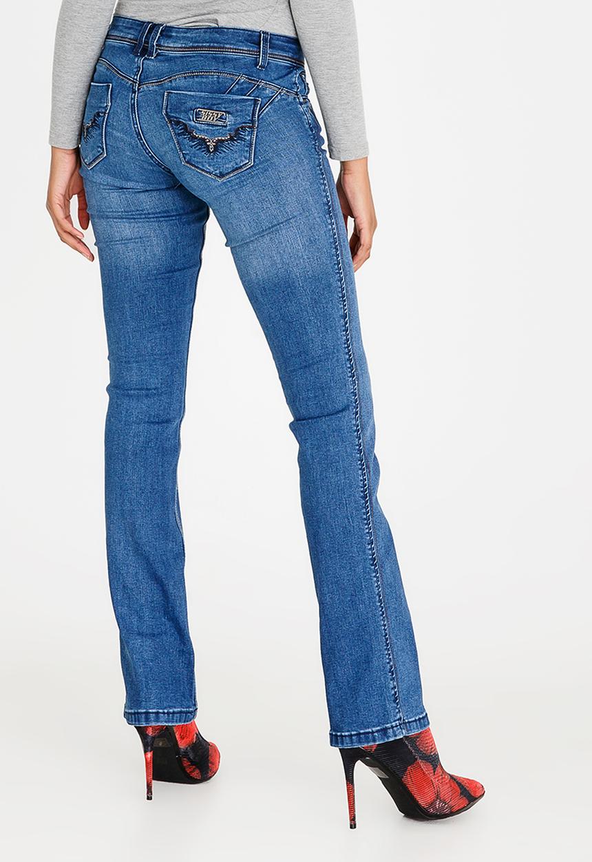 SISSY BOY - Jon Jon Ella Bootleg Jeans Mid Blue
