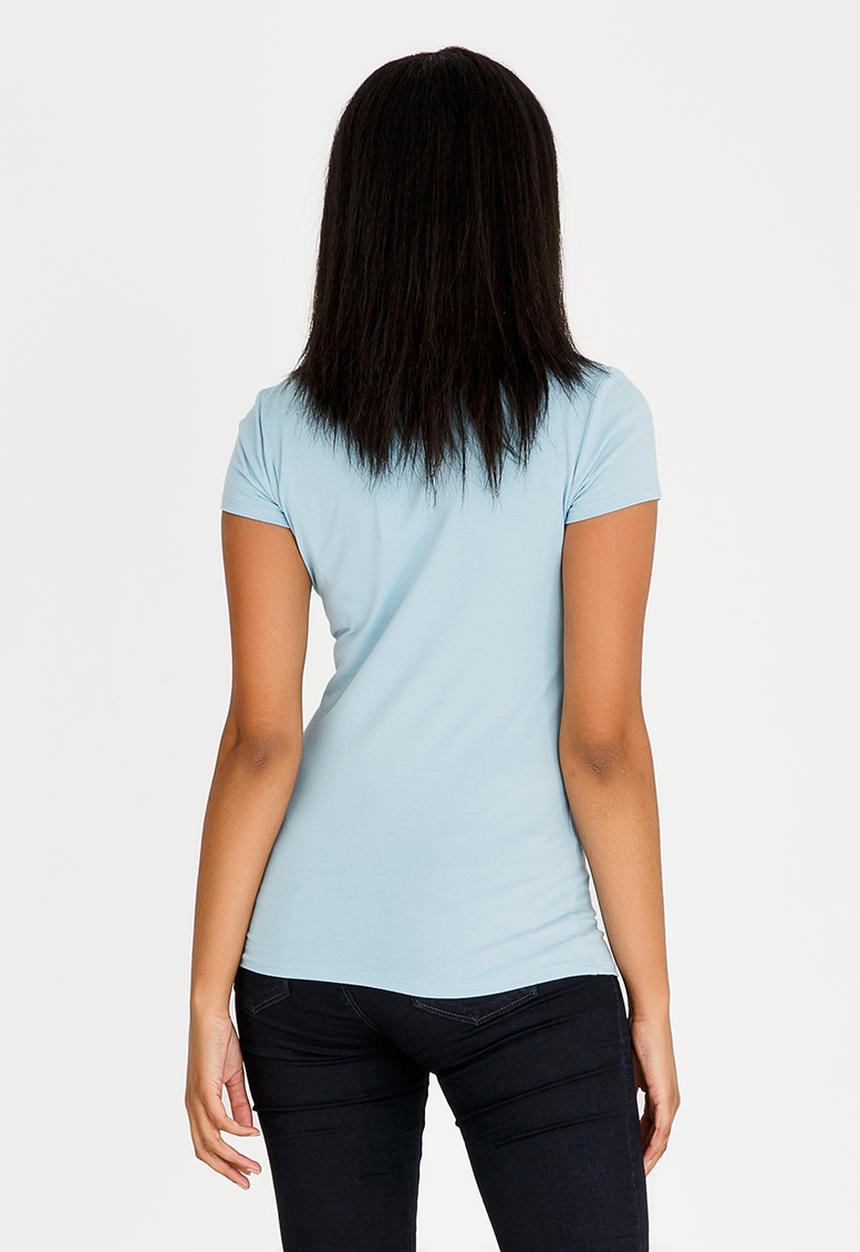 GUESS - Guess Tri Logo Tee Blue