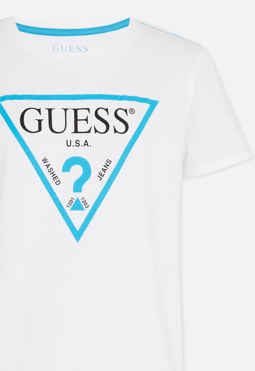 GUESS - Boys Classic Tri Tee White