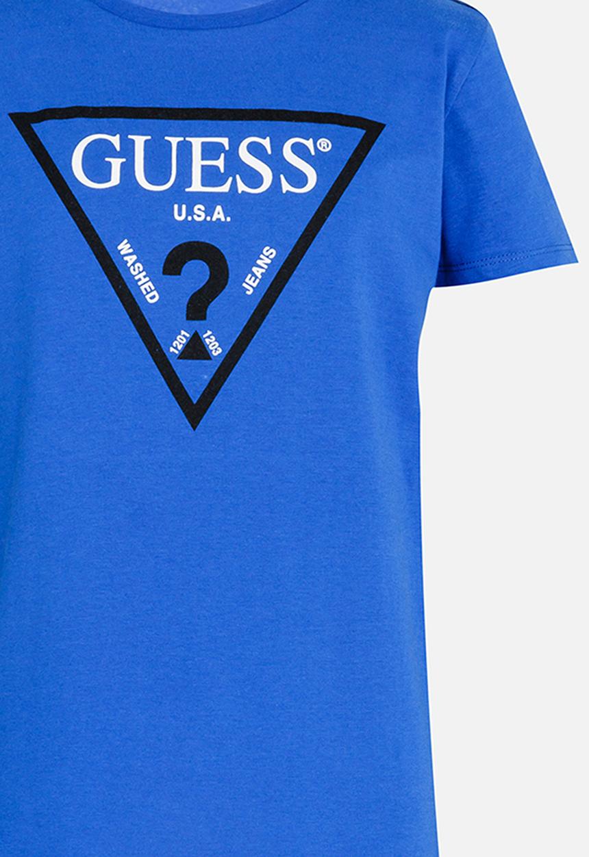 GUESS - Boys Classic Tri Tee Blue