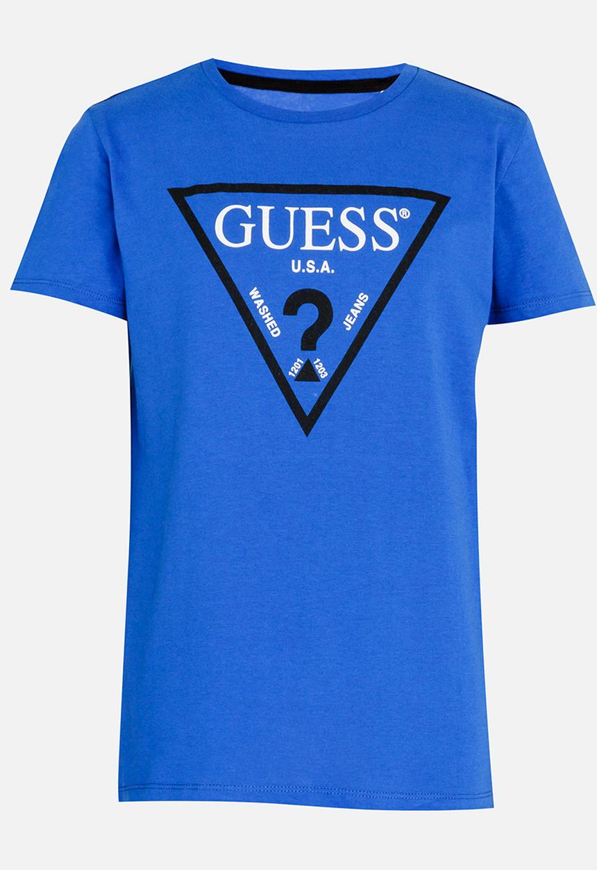 GUESS - Boys Classic Tri Tee Blue