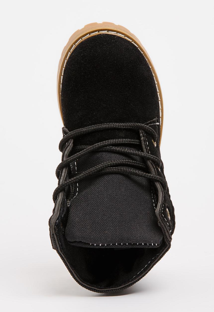 Pop Candy - Boys Combat Boot Black