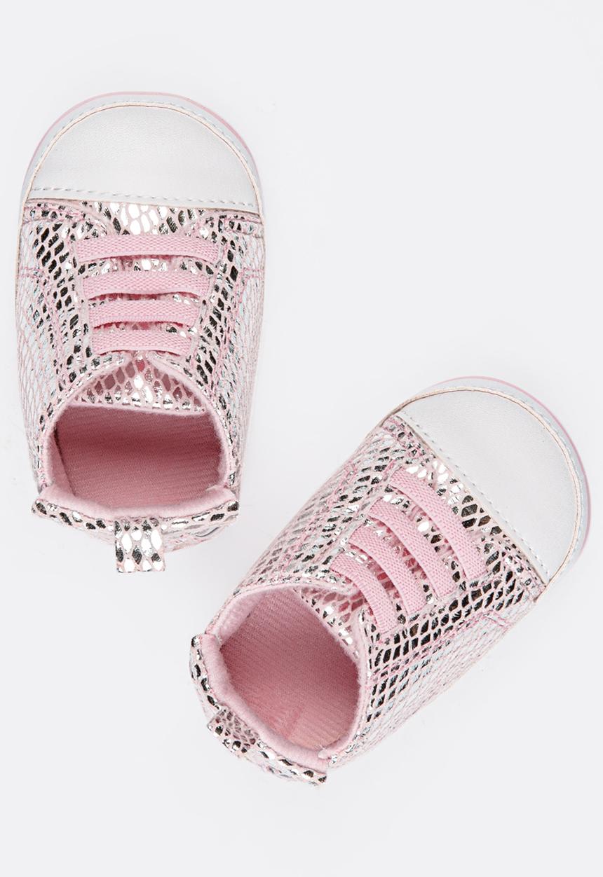 Pop Candy - Lace Up Sneaker Mid Pink