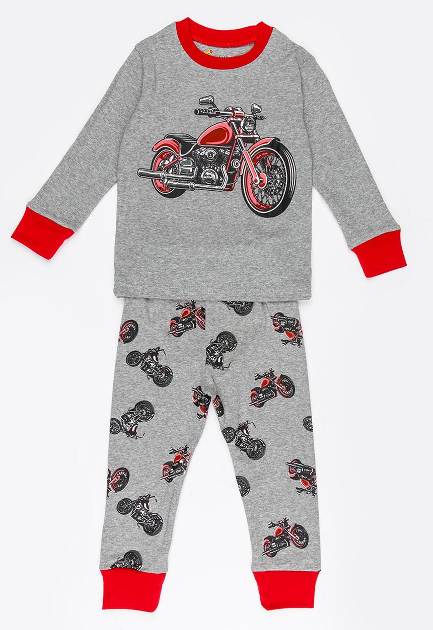 Pop Candy - Printed Pj Set Grey