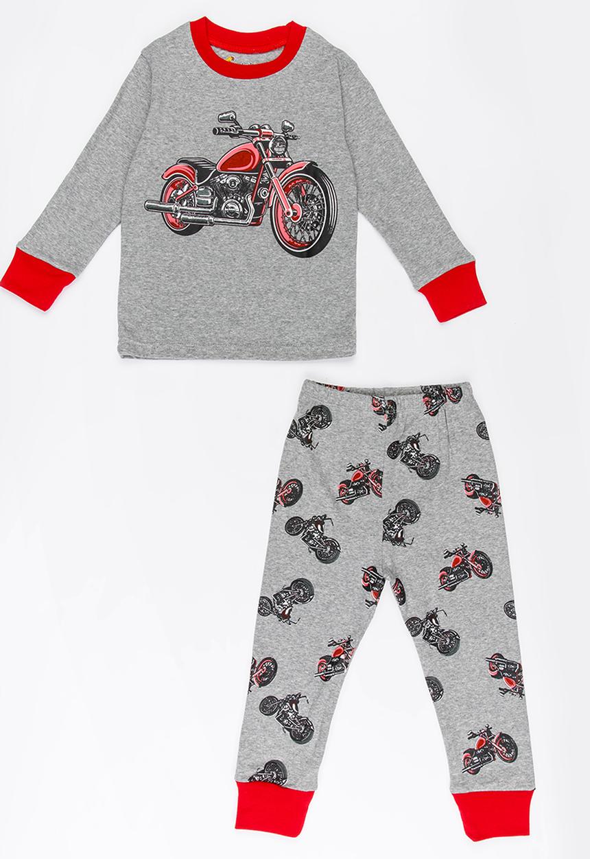 Pop Candy - Printed Pj Set Grey